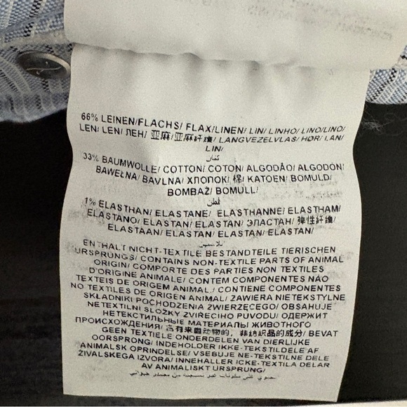 Brax Pants Men’s 36 (36x31) Cadiz Straight Linen Blend Golf Performance Stretch - Picture 16 of 16